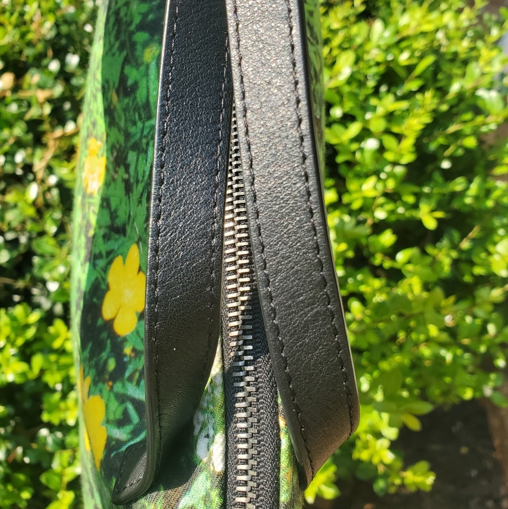 Akris Buttercup Print Tote w/ Leather Handles - Picture 6 of 11
